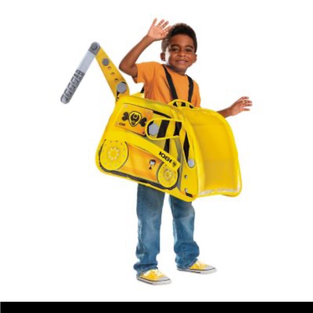 Paw Patrol Rubble Dozer Pop Out Costume - Yellow